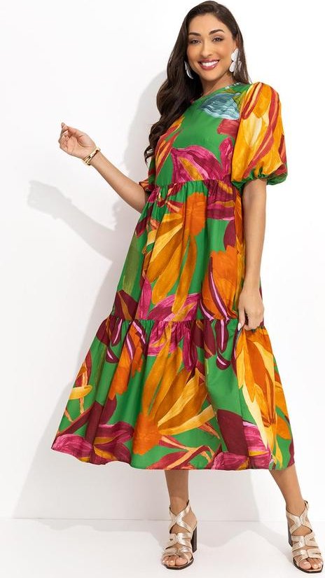 Imagem principal Vestido Midi Luiza Verde FARM FARM