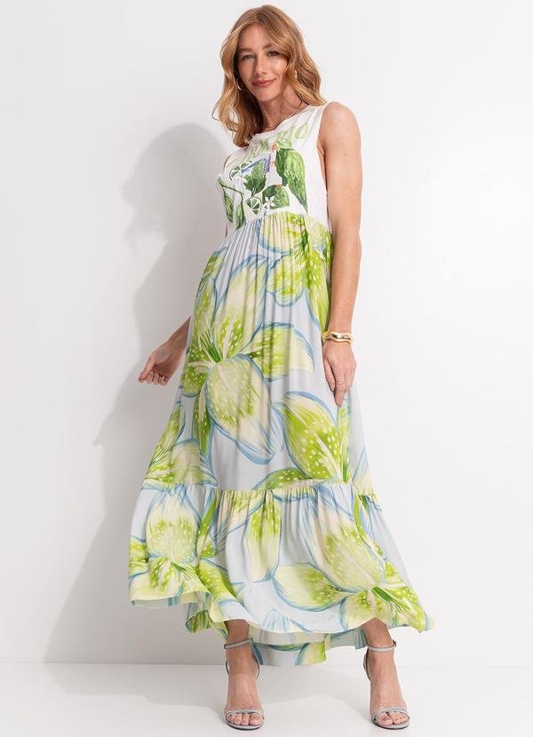 Imagem principal Vestido Midi Mojito Farm Rio Azul FARM