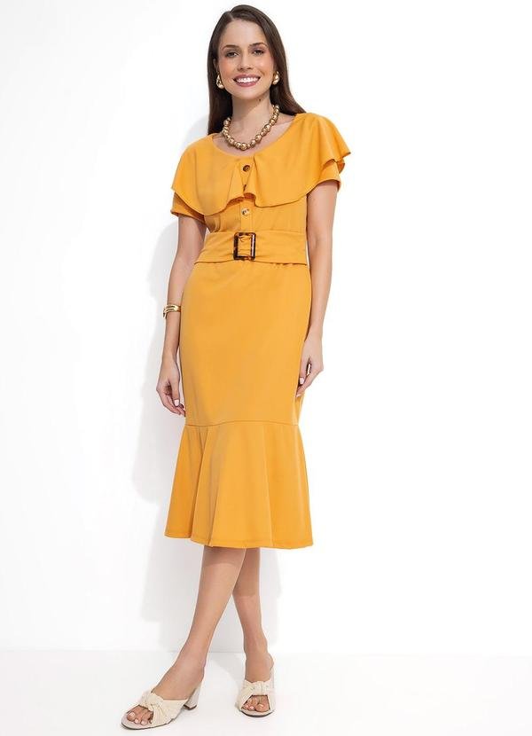 Imagem principal Vestido Mostarda com Faixa Fixa Rosalie Rosalie