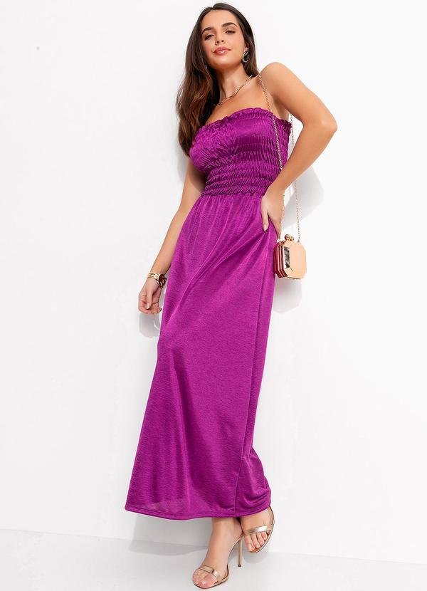 Imagem principal Vestido Rosa em Malha Illusione Quintess Quintess