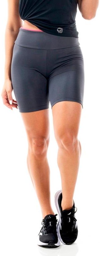 Imagem principal Bermuda Cilista Feminina Cinza Cobertura Cobertura