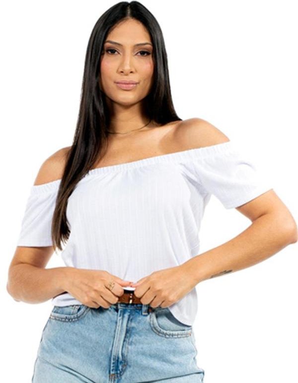 Blusa Feminina Ciganinha Branco