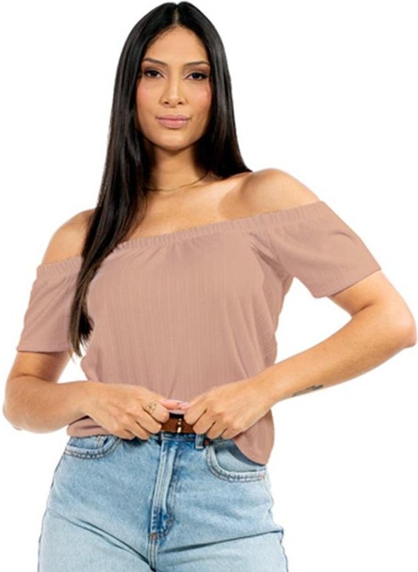 Blusa Feminina Ciganinha Marrom