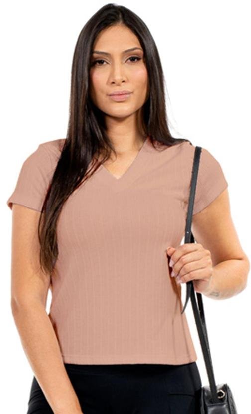 Imagem principal Blusa Feminina Feminina Marrom Cobertura Cobertura