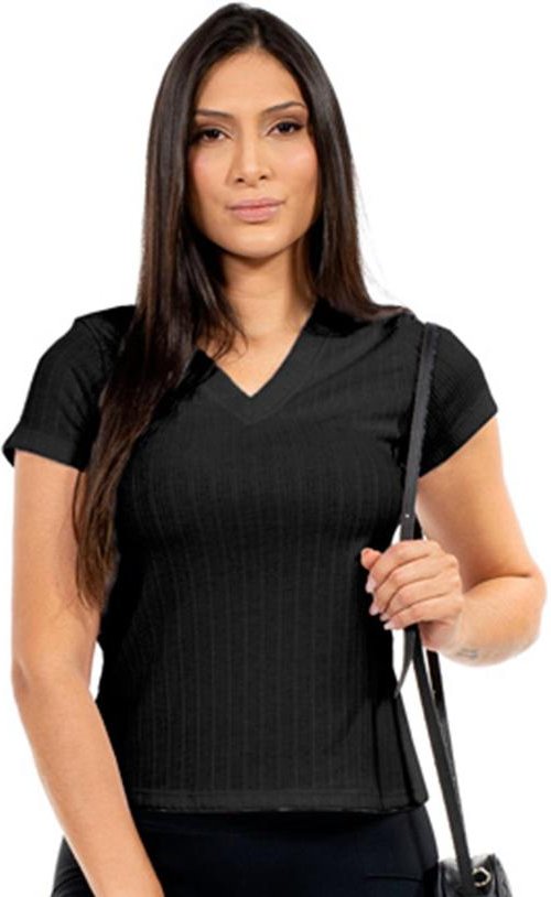Blusa Feminina Feminina Preto