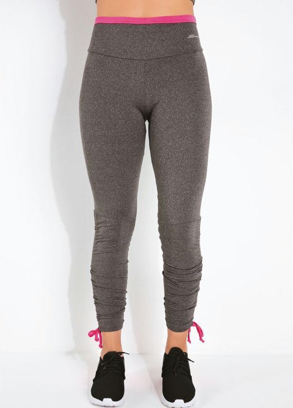 Imagem principal Legging Cinza com Franzidos Sawary Fitness Sawary Fitness