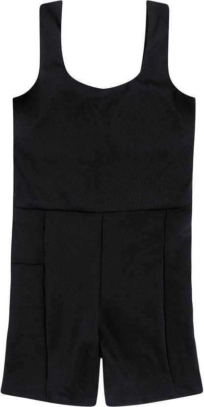 Imagem principal Macaquinho Canelado com Bolso Preto Malwee Malwee