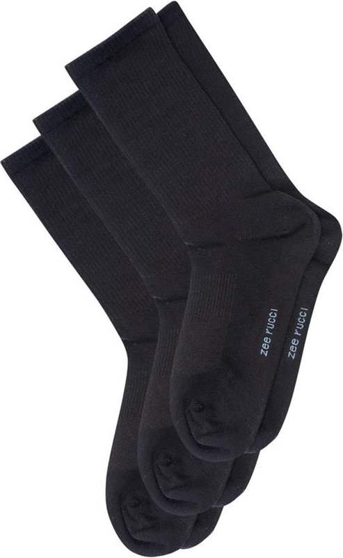 Kit 3 com pares Meias Cano Alto Preto