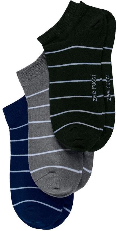 Kit com 3 pares Meias Cano Invisível Preto