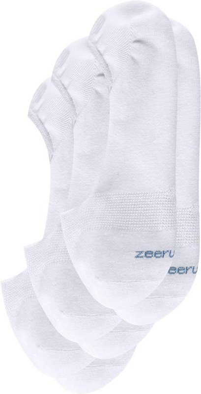 Kit com 3 pares Meias Sapatilhas Branco