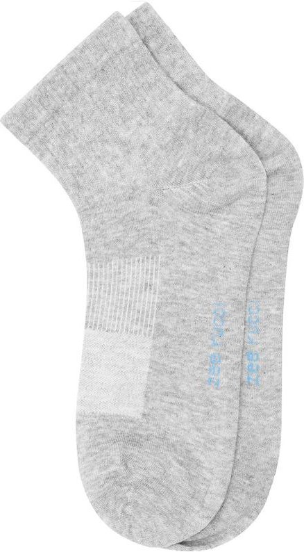 Meia Cano Curto Cinza