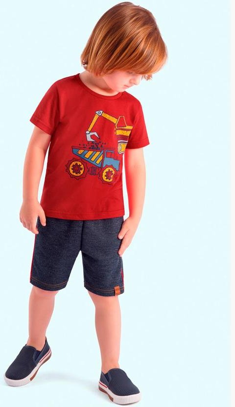 Imagem principal Conjunto Infantil Menino Marrom Brandili Mundi Brandili Mundi