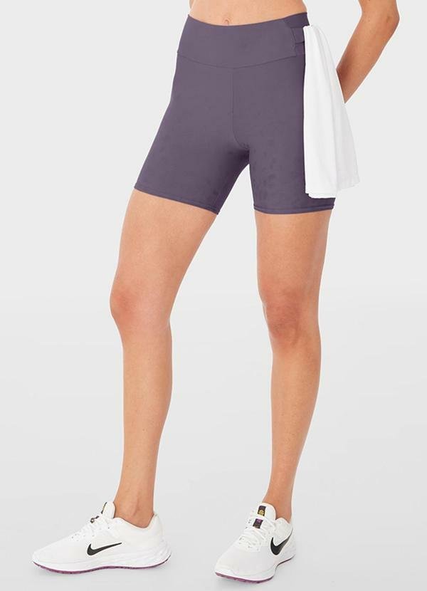 Imagem principal Shorts Justo Dry Fit Active Roxo Enfim Enfim