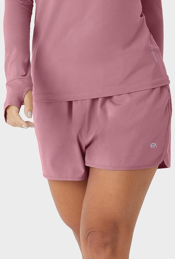 Shorts Runner com Refletivo Active Rosê