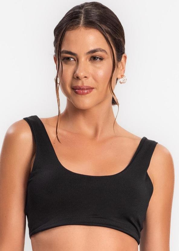 Imagem principal Top Feminino de Academia Preto Rovitex Rovitex