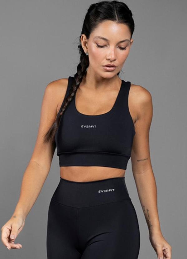 Imagem principal Top Lotus Nadador Preto Everfit Everfit