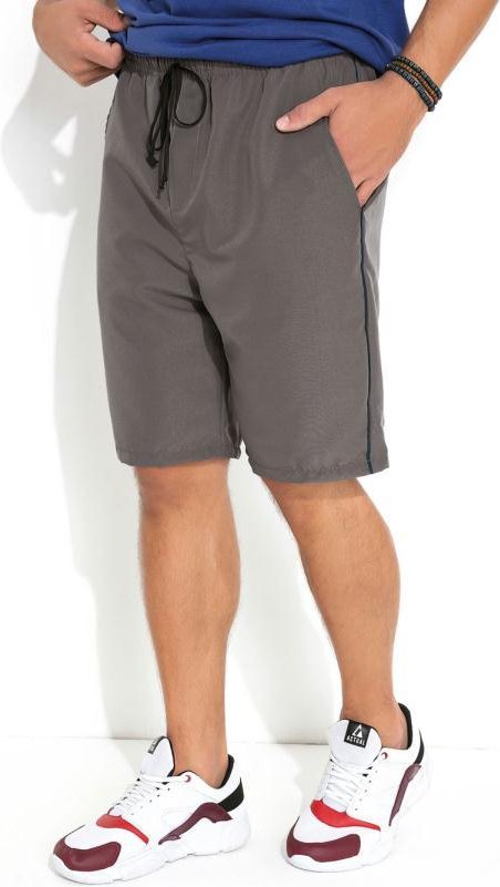 Imagem principal Bermuda Cinza com Filete na Lateral Moda Pop Moda Pop