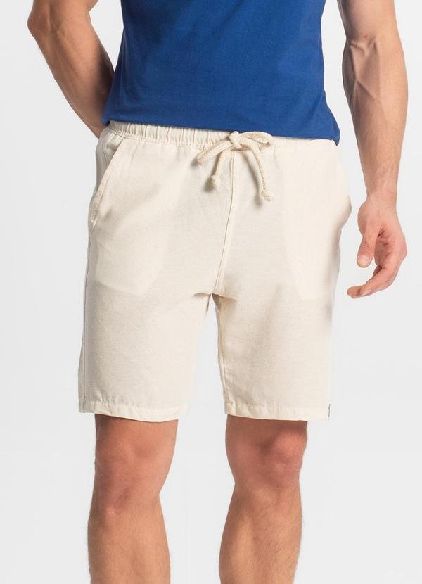 Imagem principal Bermuda com Elástico e Bolsos Shift Bege Rovitex Rovitex