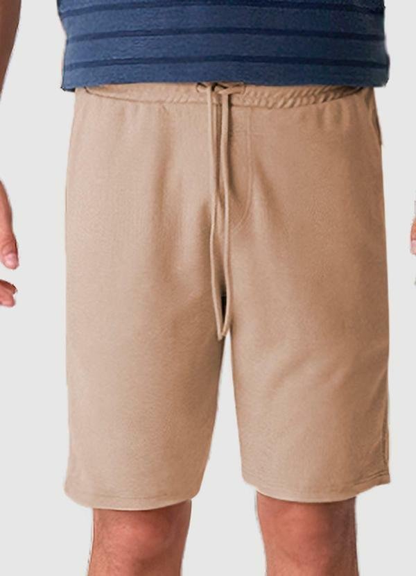 Imagem principal Bermuda Comfort em Moletom Marrom Claro Malwee Malwee