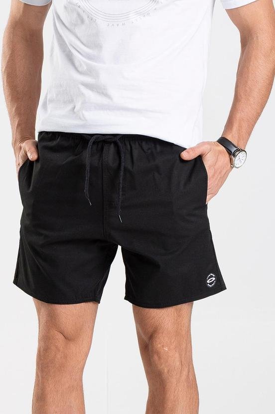 Imagem principal Bermuda de Microfibra Sarjada Long Bong Preto Rovitex Rovitex