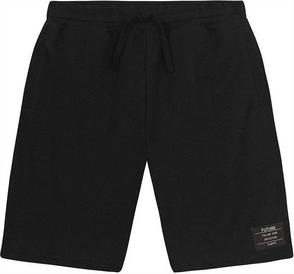 Imagem principal Bermuda Juvenil Masculina em Moletom Preto MINTY MINTY