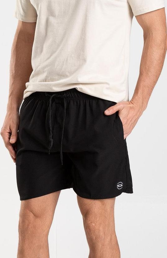 Imagem principal Bermuda Lisa de Microfibra Long Bong Preto Rovitex Rovitex