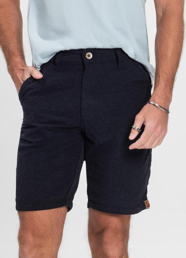 Imagem principal Bermuda Maculina Sarja com Bolsos Shift Preto Rovitex Rovitex