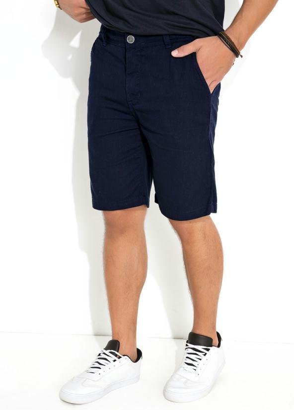 Imagem principal Bermuda Marinho com Bolsos Moda Pop Moda Pop