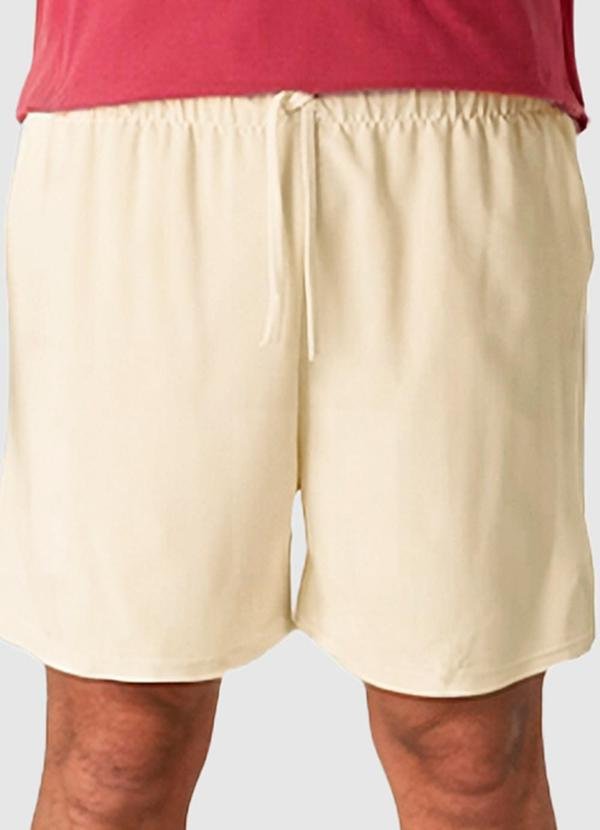 Imagem principal Bermuda Slim em Microfibra Off White Malwee Malwee