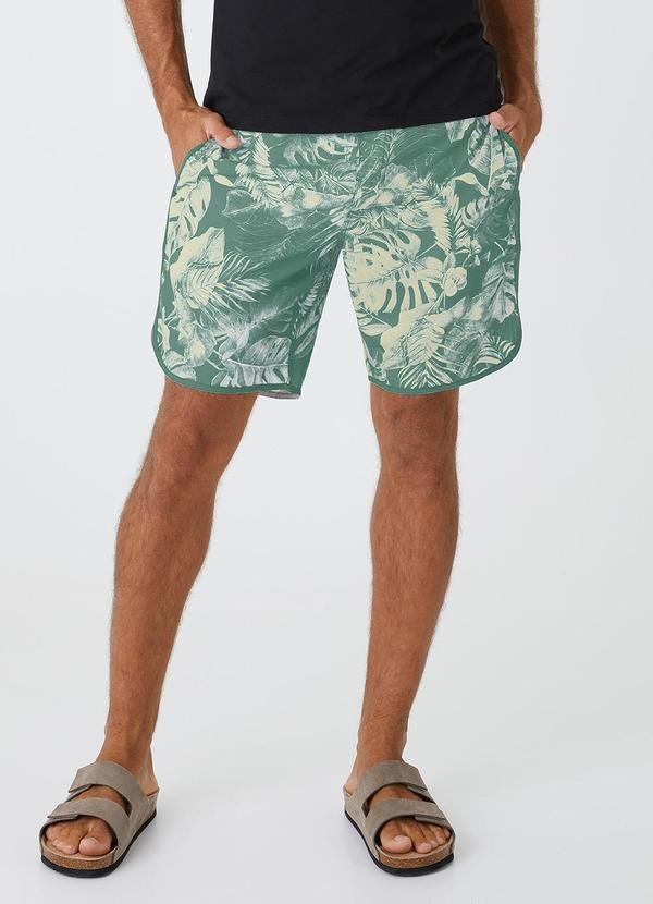 Imagem principal Bermuda Tradicional Tropical em Microfibra Verde Malwee Malwee