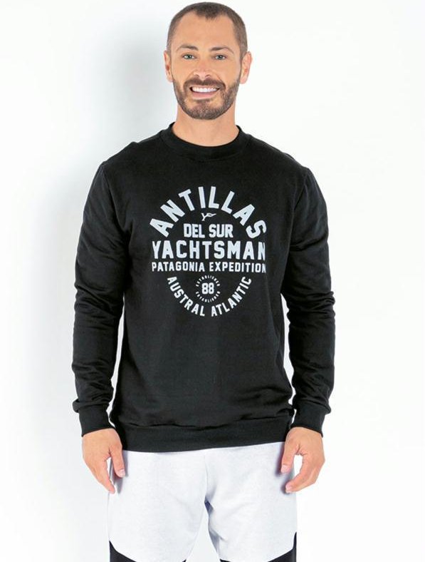 Imagem principal Casaco Preto com Estampa Frontal Moda Pop Moda Pop