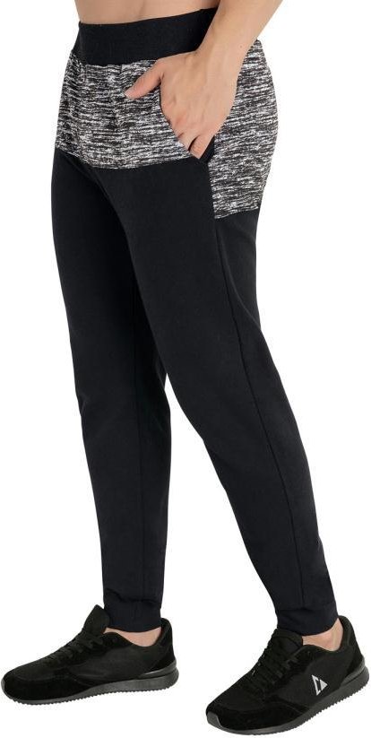 Imagem principal Calça Jogger com Bolso Preta Riscada Moda Pop Moda Pop