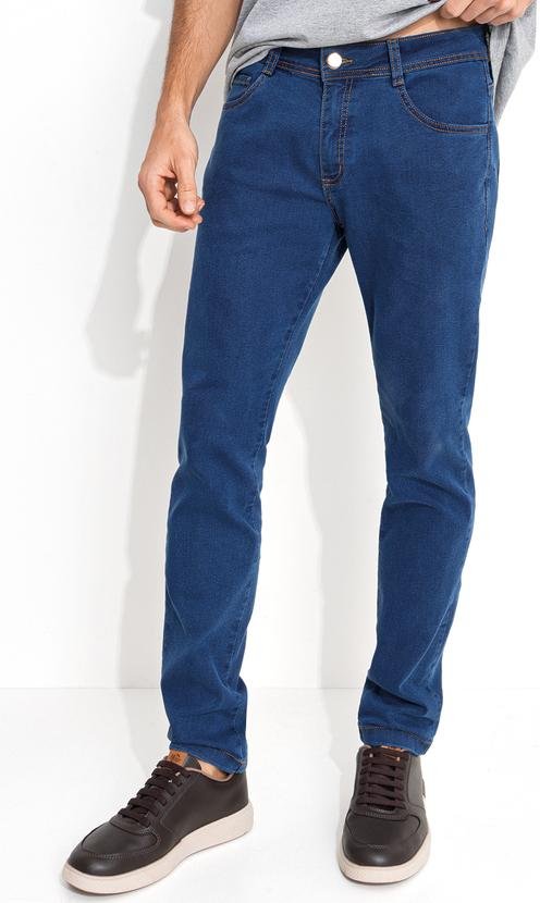 Calça Jeans Médio em Jeans