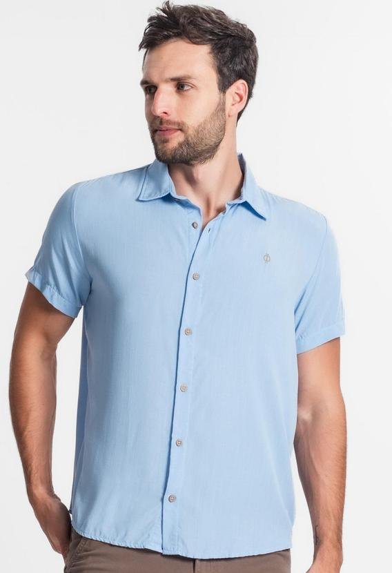 Imagem principal Camisa Masculina Azul Diametro Diametro