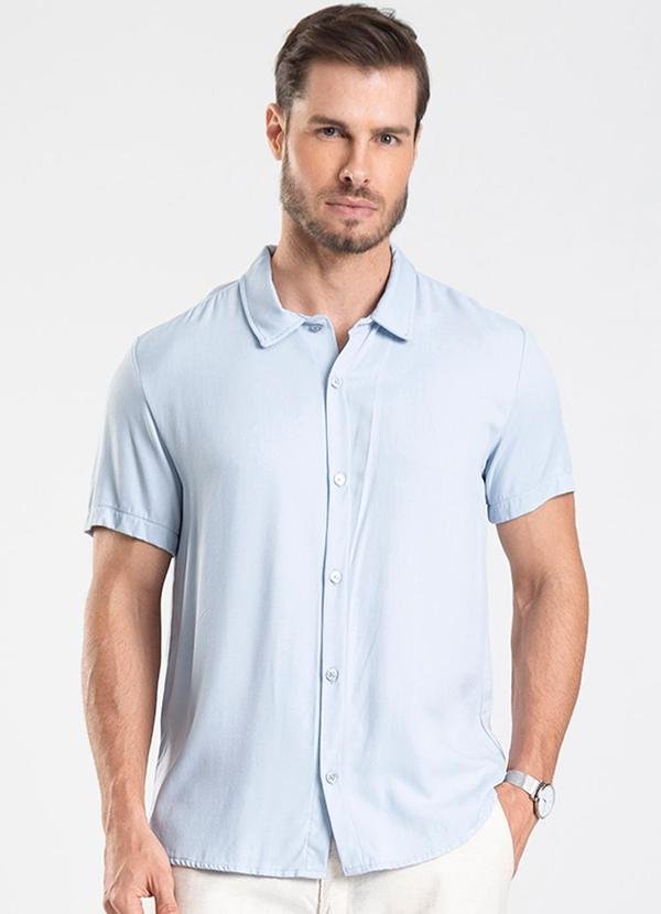 Imagem principal Camisa Masculina Azul Diametro Diametro