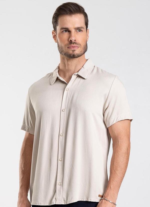 Imagem principal Camisa Masculina Bege Diametro Diametro