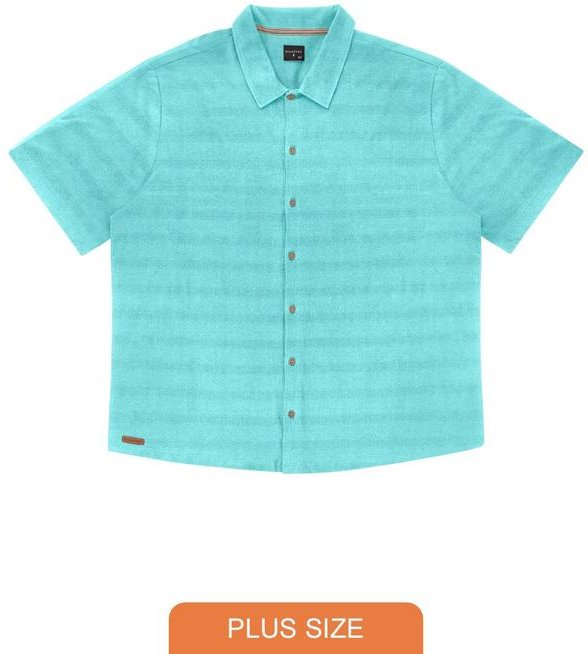 Imagem principal Camisa Plus Size Masculina Azul Diametro Diametro
