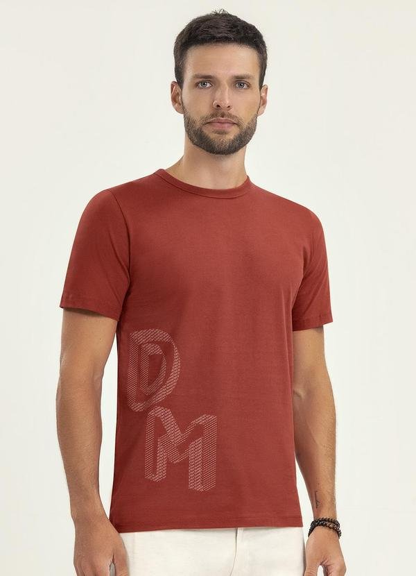 Imagem principal Camiseta Manga Curta Meia Malha Laranja Diametro Diametro