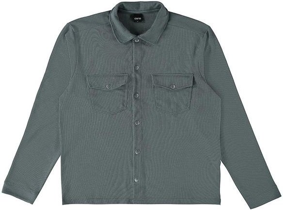 Imagem principal Camisa Tradicional Texturizada Cinza Enfim Enfim