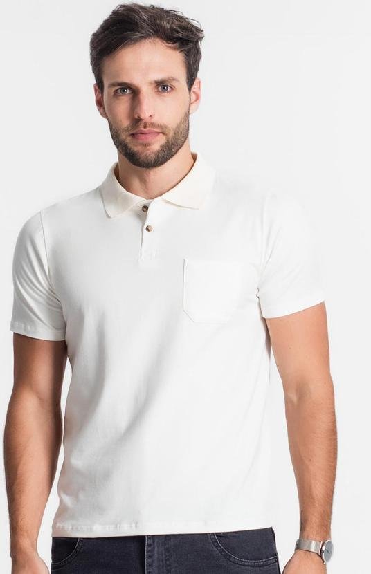Imagem principal Camisa Cotton Masculina Bege Diametro Diametro