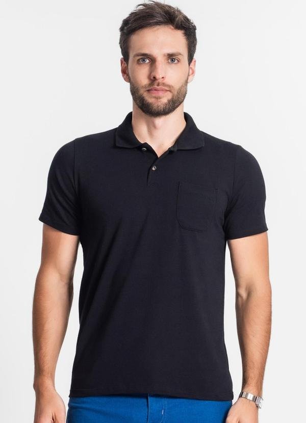 Imagem principal Camisa Cotton Masculina Preto Diametro Diametro