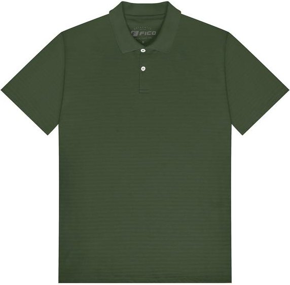 Imagem principal Camisa Polo em Malha de Algodão Verde Fico Fico