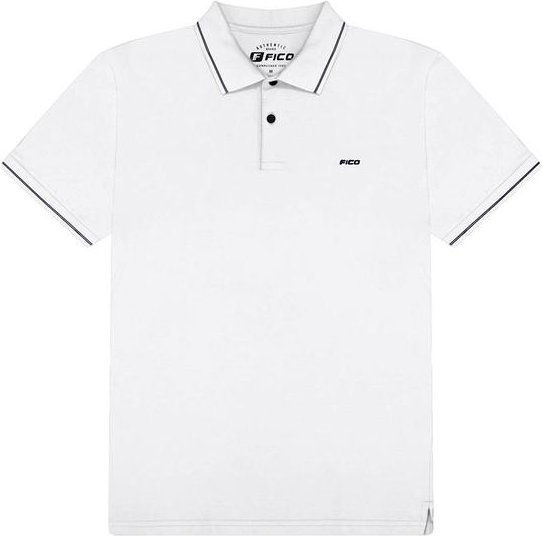 Imagem principal Camisa Polo em Malha Piquet Branco Fico Fico