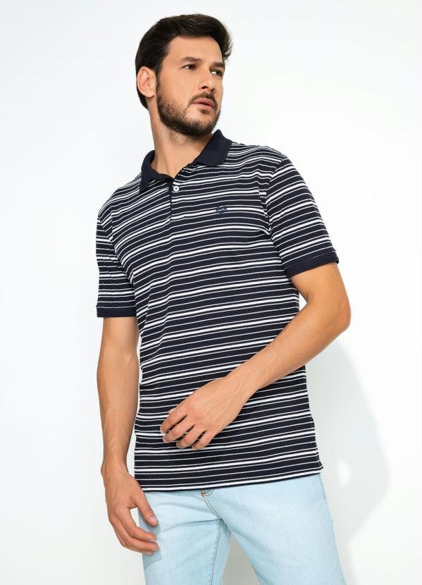 Imagem principal Camisa Polo Listras Maquinetada Cia Gota Cia Gota
