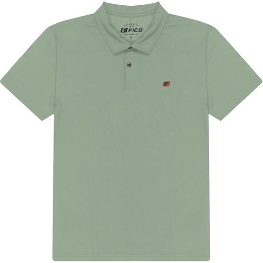 Camisa Polo Masculina em Malha Verde