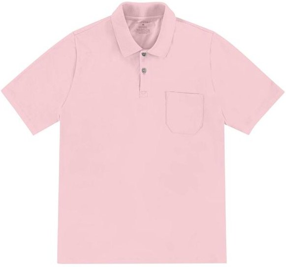 Imagem principal Polo Masculina com Bolso Cotton Leve Rosa Diametro Diametro