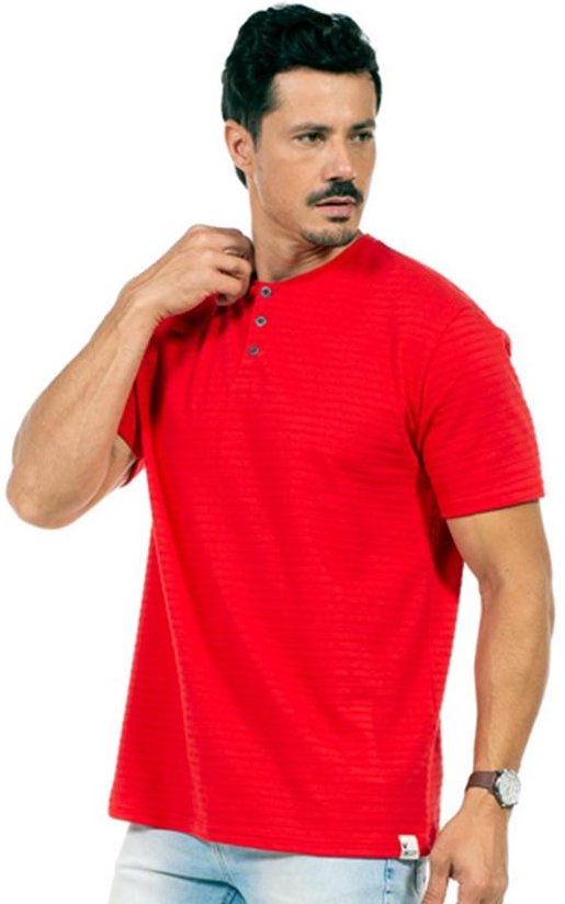 Imagem principal Camisa Masculina Vermelha