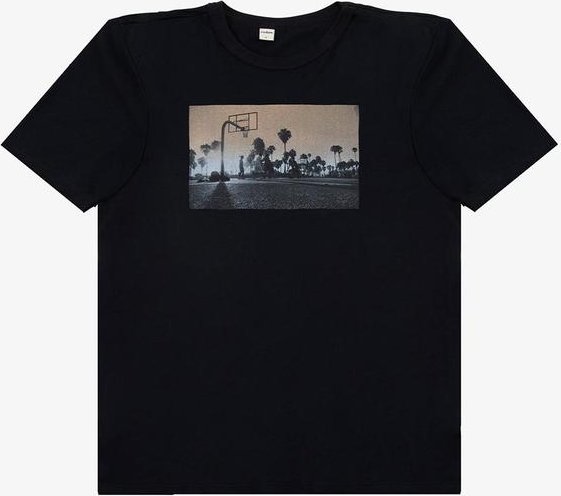 Camiseta Adulto Masculino em Meia Malha Preto