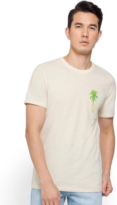 Imagem principal Camiseta Areia Slim em Linho Enfim Enfim