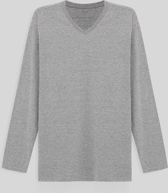 Imagem principal Camiseta Básica Gola V Manga Longa Plus Masculina Basicamente Basicamente